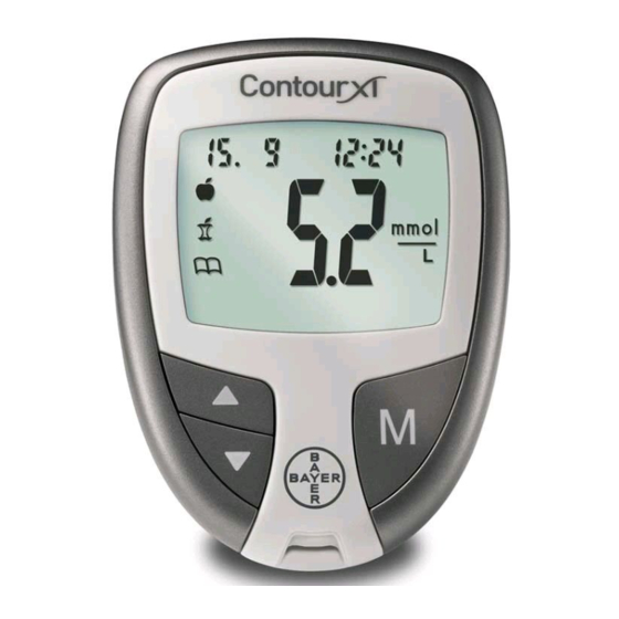 Bayer CONTOUR XT Kurzbedienungsanleitung
