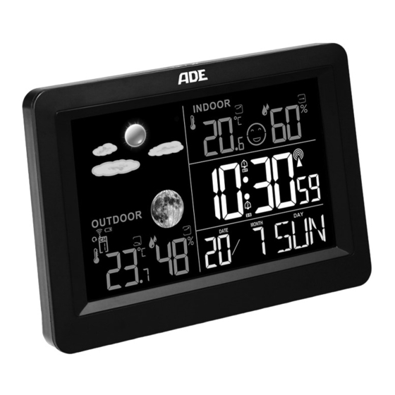ADE WS 2105-1 Bedienungsanleitung