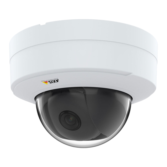 Axis P3245-V Installationsanleitung