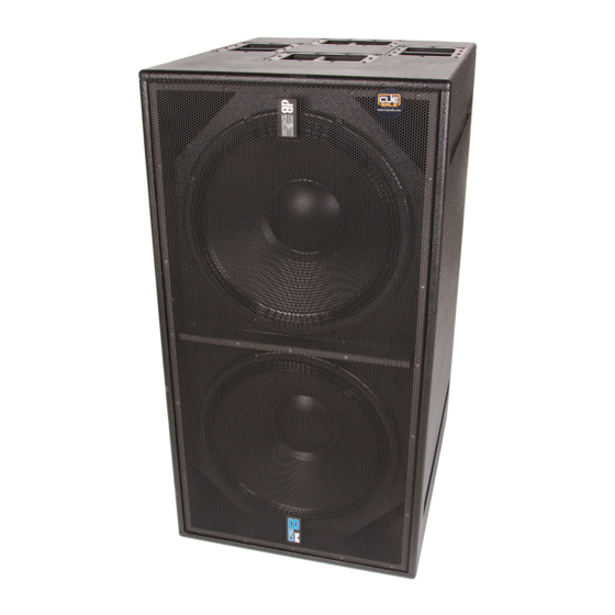 dB Technologies DVA S20dp Bedienungsanleitung