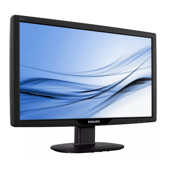 Philips 221V2 Bedienungsanleitung