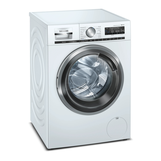 Siemens WM14VL41 Gebrauchs- Und Montageanleitung