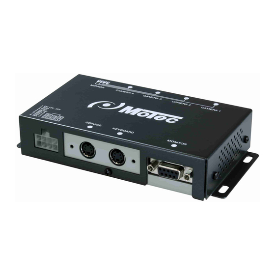 Motec MB1405-Quad Bedienungs- Und Montageanleitung