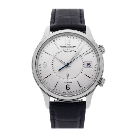 Jaeger-leCoultre Master Control Memovox Bedienungsanleitung