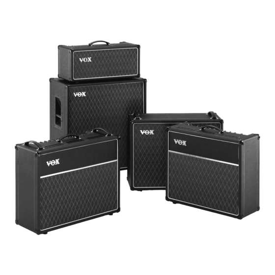 VOX Amplification AC30CC1 Bedienungsanleitung