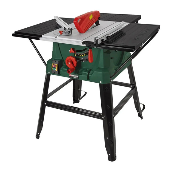 Parkside PTK 2000 D3 Originalbetriebsanleitung
