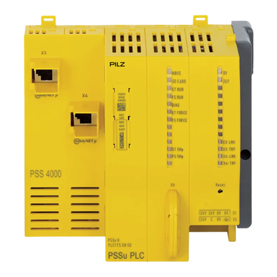 Übersicht; Modulmerkmale - Pilz PSSu H PLC1 FS SN SD Serie ...