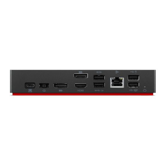 Lenovo ThinkPad Universal USB-C Smart Dock Konfigurationshandbuch