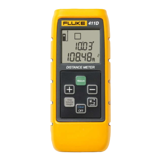 Fluke 411D Bedienungsanleitung