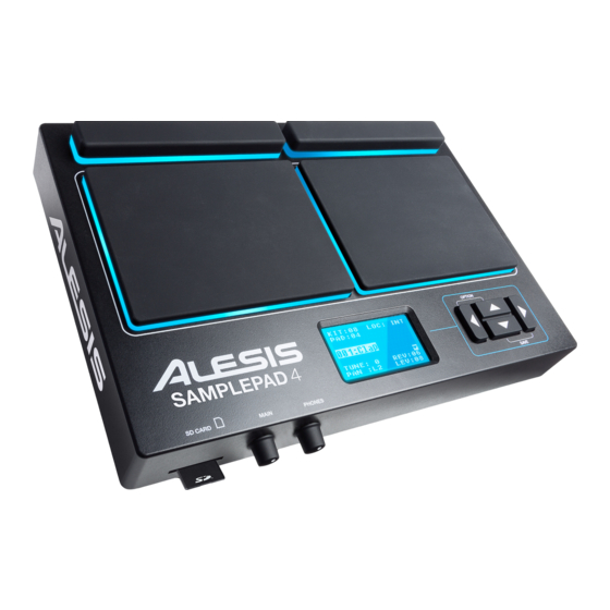 Alesis SamplePad 4 Benutzerhandbuch