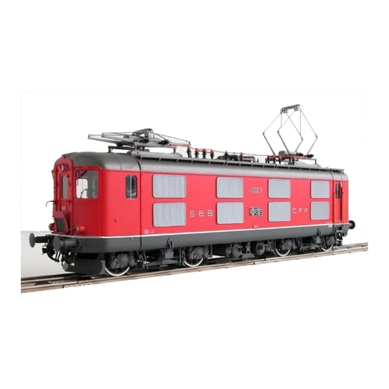 Märklin Re 4/4I-Serie Bedienungsanleitung