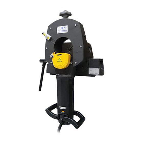 Orbitalum GF 4 series Originalbetriebsanleitung Und Ersatzteilliste