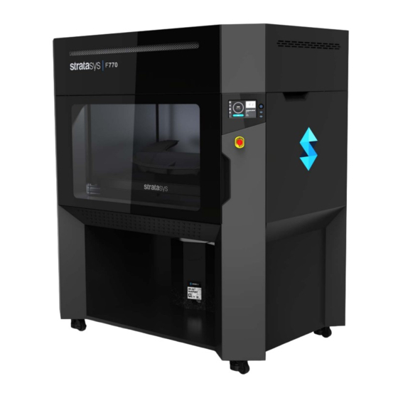 Stratasys F770 Anleitung