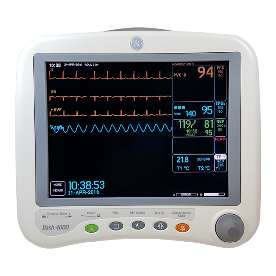 GE Medical Systems Dash 3000 Gebrauchsanweisung