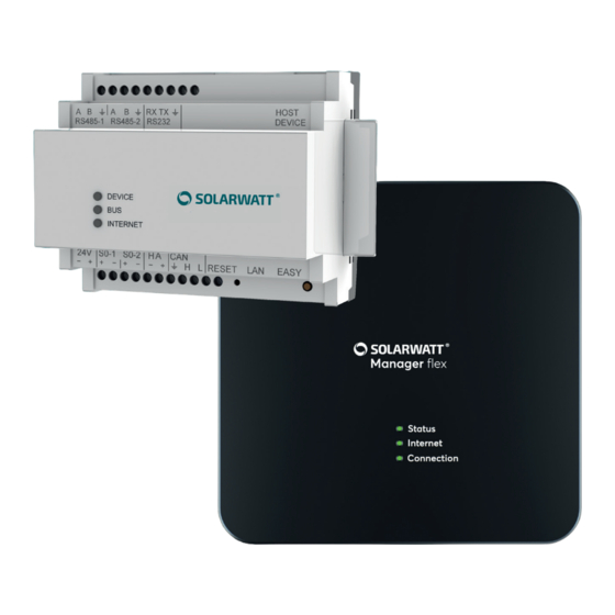 SOLARWATT Manager flex Anleitung