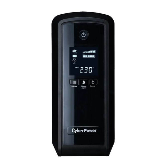 CyberPower CP900EPFCLCD Schnellanleitung