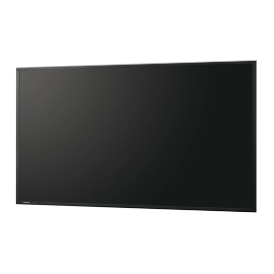 Sharp PN-R603 Installationsanleitung