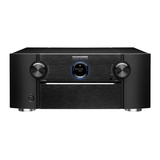 Marantz SR8012 Bedienungsanleitung