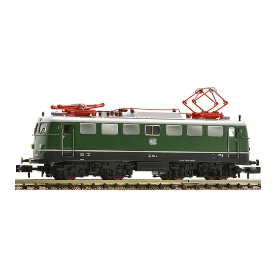FLEISCHMANN 140 Serie Bedienungsanleitung