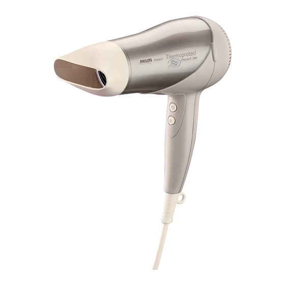 Philips beauty Thermoprotect straight 1800 HP4868/09 Bedienungsanleitung