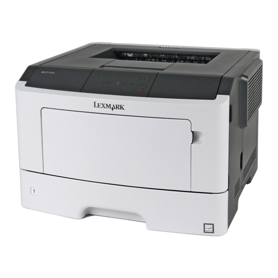 Lexmark MS310 Series Benutzerhandbuch