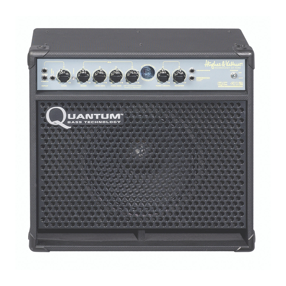 Hughes & Kettner Quantum QC 421 Bedienungsanleitung