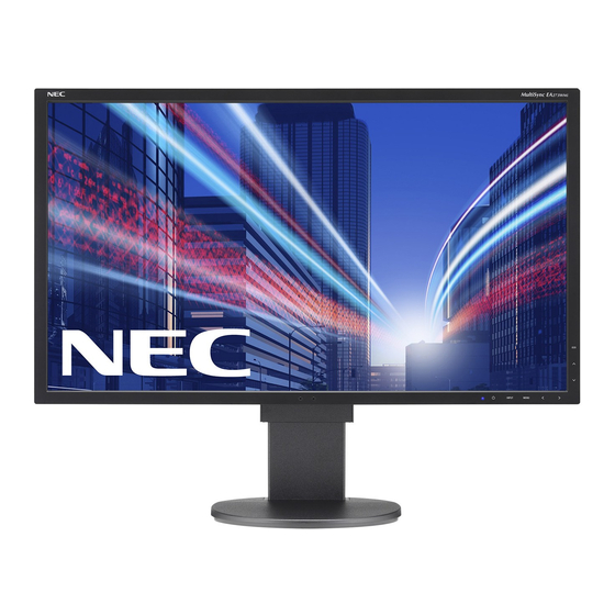 NEC MultiSync EA244WMi Bedienungsanleitung