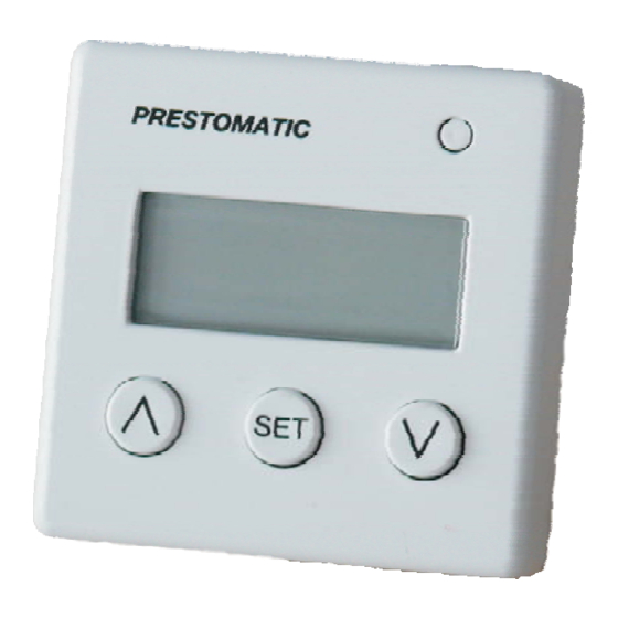 PRESTOMATIC 8250 W Betriebsanleitung