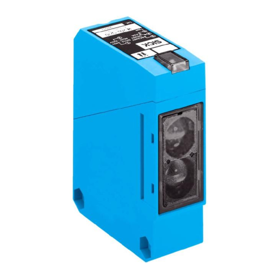 SICK SENSICK WL 260 Betriebsanleitung