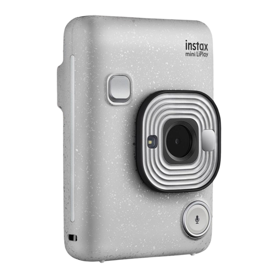 FujiFilm INSTAX MINI LiPlay Benutzeranleitung