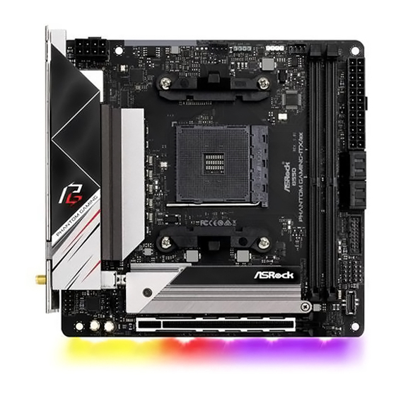 ASROCK B550 Phantom Gaming-ITX/ax Bedienungsanleitung