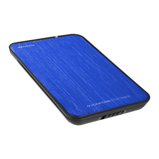 Sharkoon QuickStore Portable USB 3.0 Handbuch