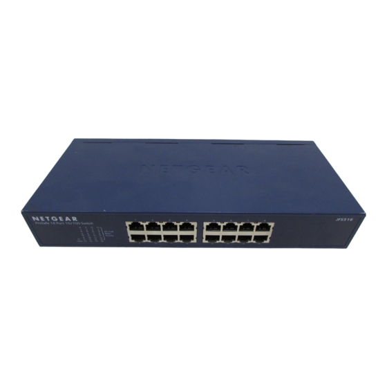 NETGEAR JFS516v2 Installationsanleitung