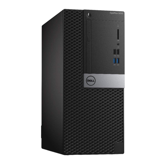 Dell OptiPlex 5050 Tower Schnellstart Handbuch