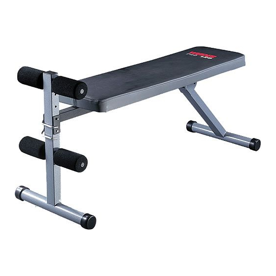 Weider WEEVBE70210 Bedienungsanleitung