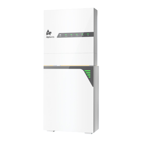 Alpha ESS STORION SMILE-Hi10 Installationshandbuch
