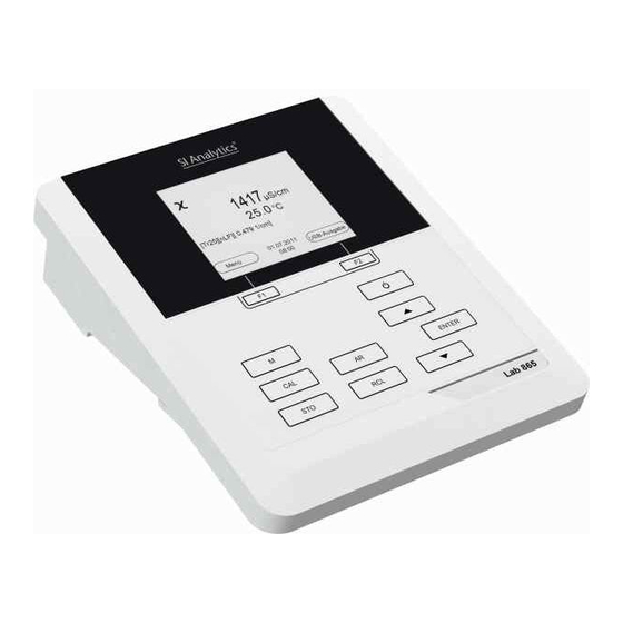 Xylem SI Analytics Lab 865 Bedienungsanleitung
