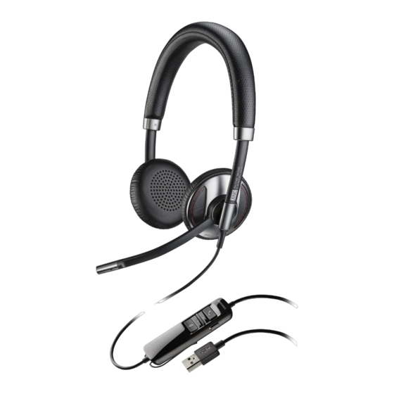 Plantronics Blackwire 725-M Bedienungsanleitung