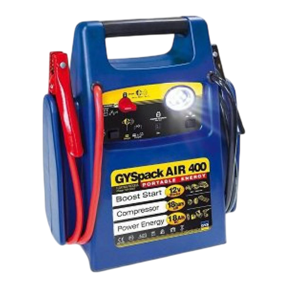 GYS GYSpack AIR 400 Bedienungsanleitung