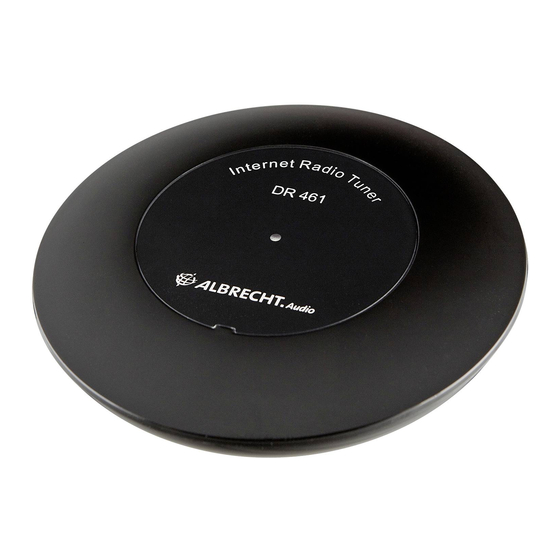 Albrecht Audio DR 461 Anleitung