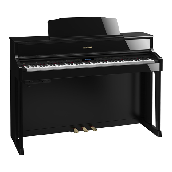 Roland hp603 Bedienungsanleitung