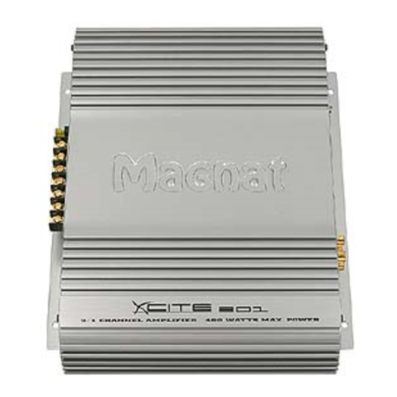 Magnat Xcite 301 Bedienungsanleitung