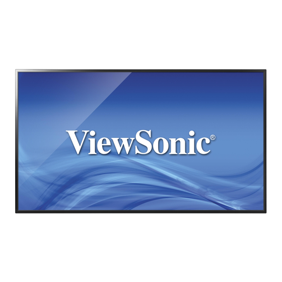 ViewSonic CDE4302 Bedienungsanleitung