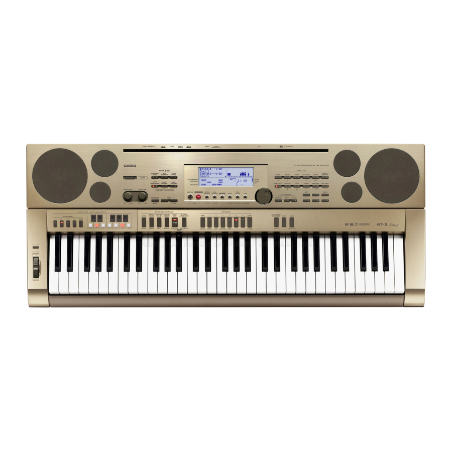 Casio AT-3 Bedienungsanleitung