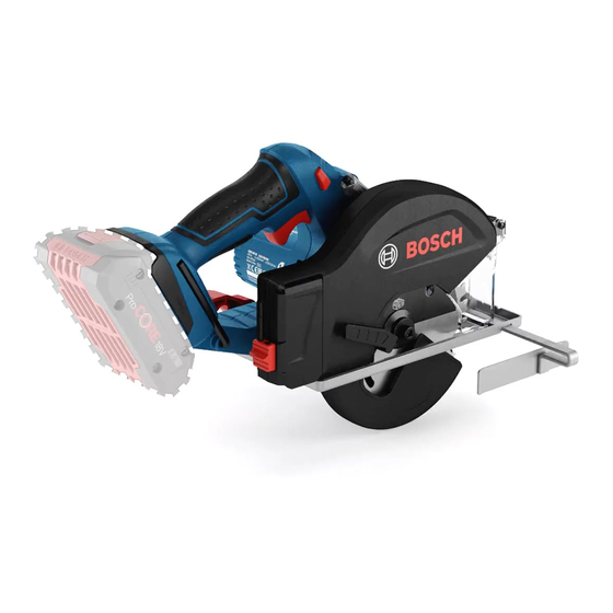 Bosch GKM 18V-50 Professional Handbücher