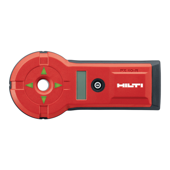 Hilti PX 10 Bedienungsanleitung