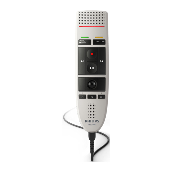 Philips SPEECHMIKE series Benutzerhandbuch