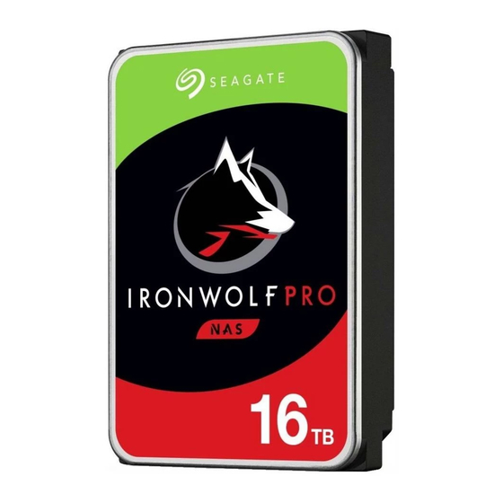 Conrad Seagate ST16000NE000 Bedienungsanleitung