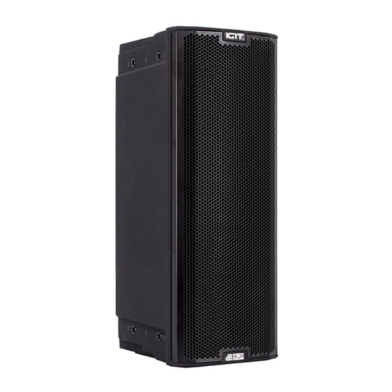 dB Technologies INGENIA-Serie Bedienungsanleitung