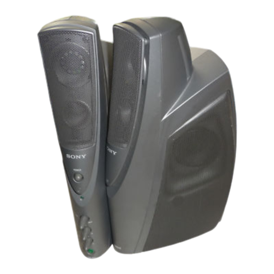 Sony SRS-A71 Bedienungsanleitung